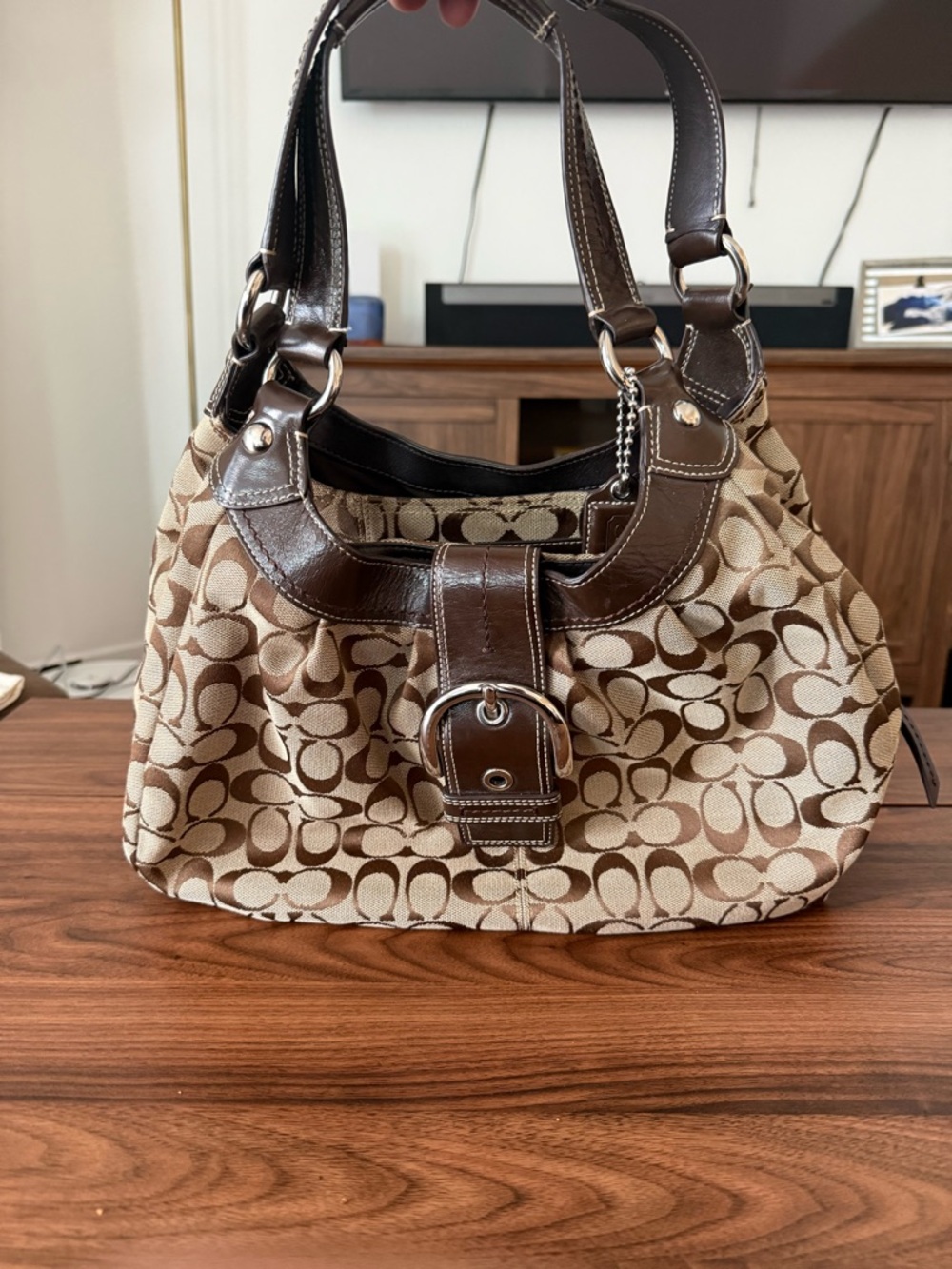 Coach Soho Purse w/ sparkle glitter pouch incl.